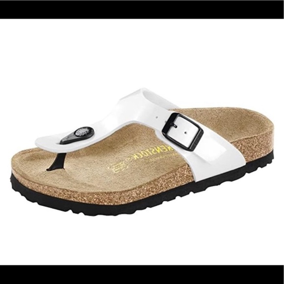 BIRKENSTOCK GIZEH Thong Sandal Flip Flops Snake Print Sandals Vegan Leather Eva - Picture 6 of 10